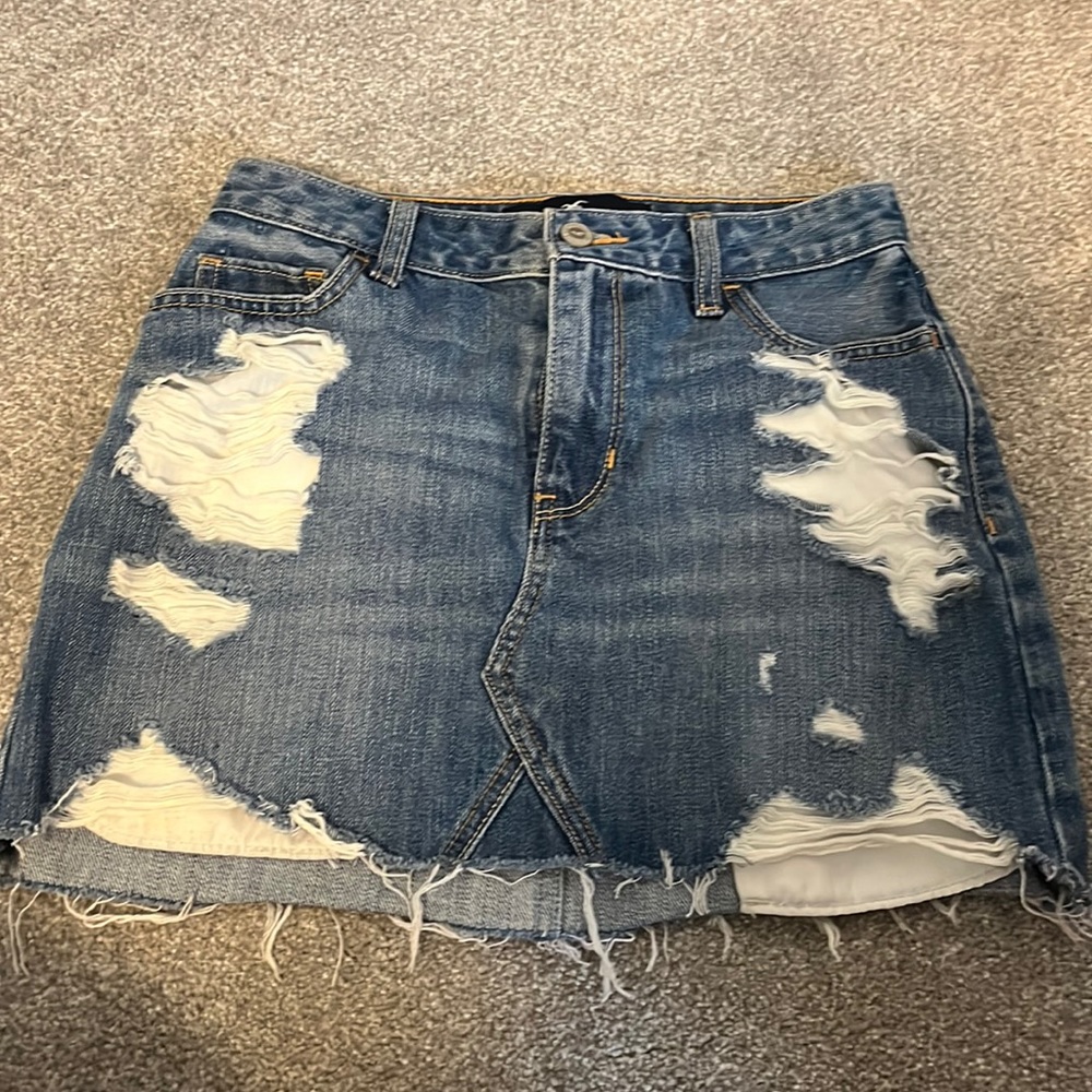 Denim Mini Skirt